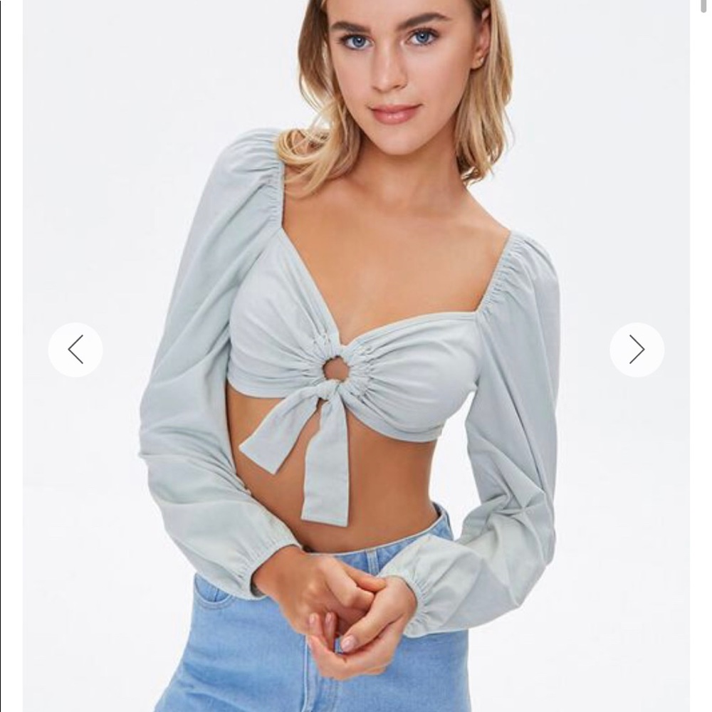 o ring crop top f21 NWT